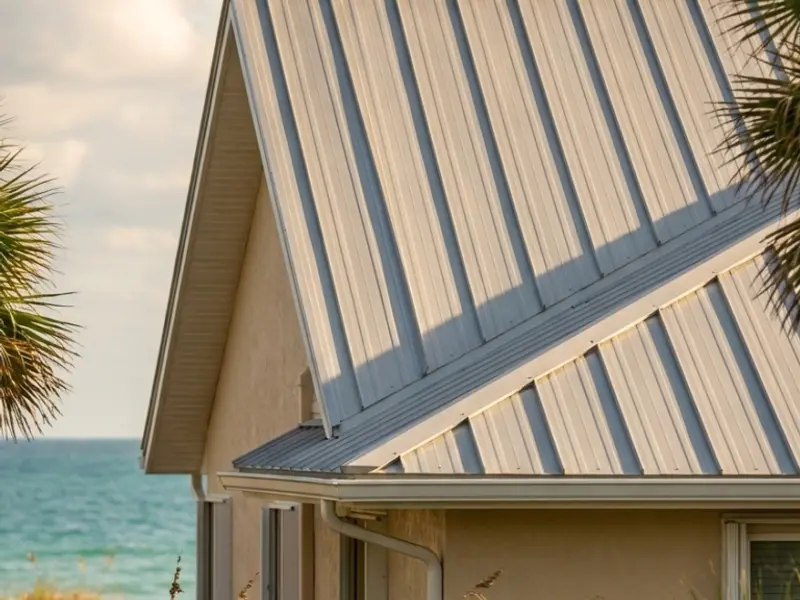 Metal roofing installation in Melbourne, FL